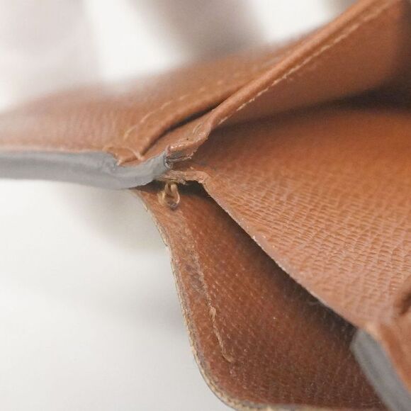 Louis Vuitton Wallet Monogram Portomone Viennese M61663 Brown Women's - Picture 6 of 10